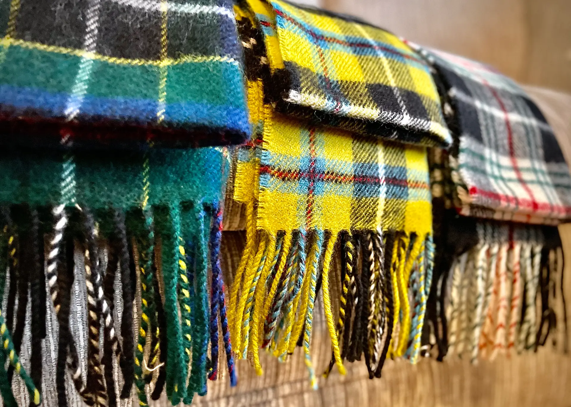 Cornish Tartan Lambswool Scarf | The Cornish Kilt Company